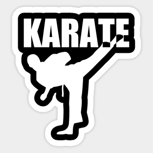 Stylish Karate Sticker